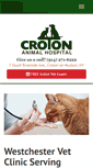 Mobile Screenshot of crotonanimalhospital.com